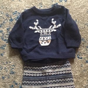 Size 3-6month Gymboree Knit Sweater outfit